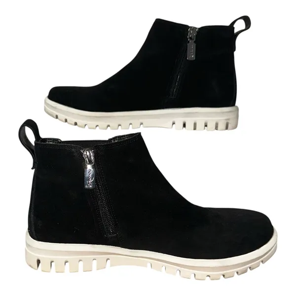 Blondo Flora Black Waterproof‎ Chelsea Ankle Boots Lug Sole 7.5M B3515 015 - Image 2