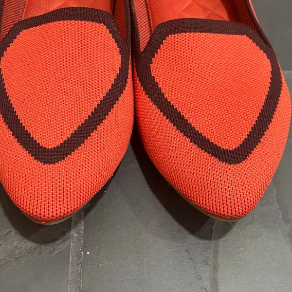 Birdies the Blackbird Orange Pointed Toe Flat - size 8.5 - Image 3