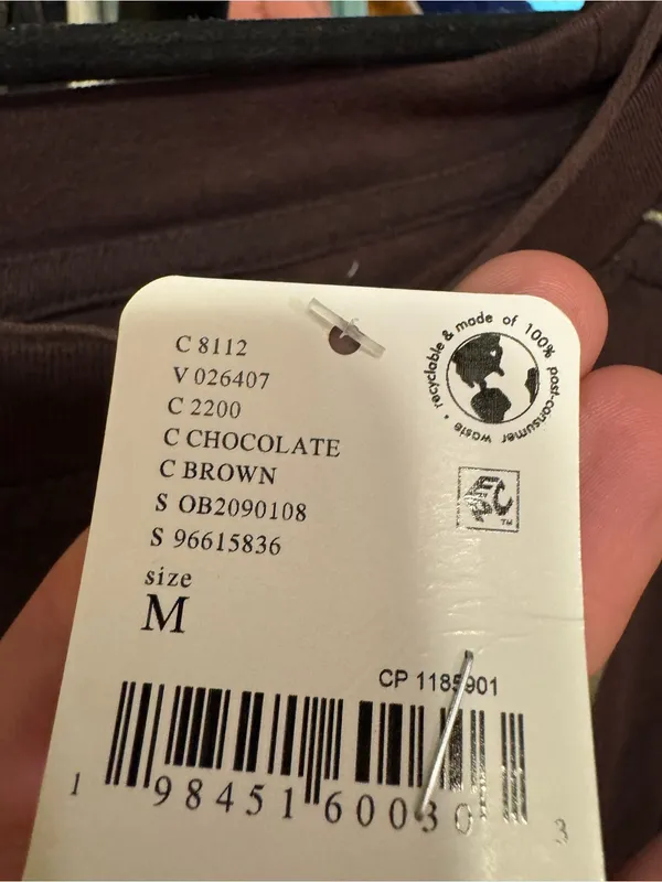 NWT Free People We The Free Lilith Tee - chocolate brown - Medium - Image 11