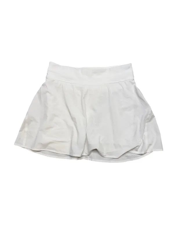 🤍 Lululemon White High Rise Flowy Tennis Skort Size 4 🤍 - Image 2