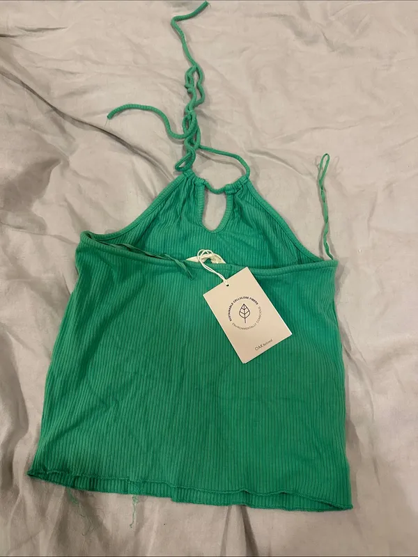 Knit halter top Green - Image 2