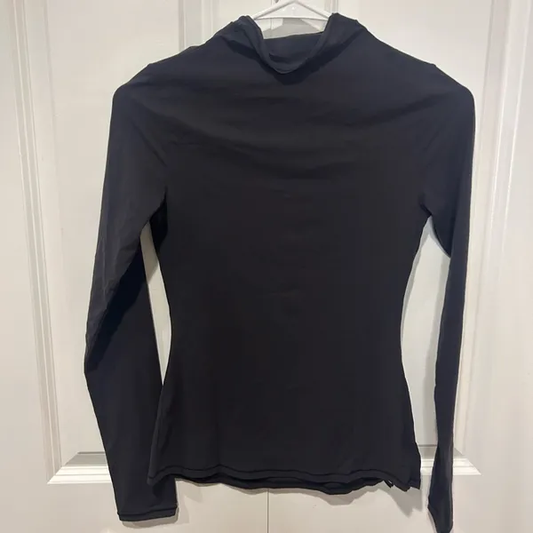 Skims Fits Everybody Funnel Neck Long Sleeve Top - Image 2