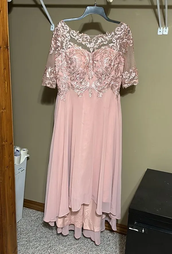 New Blush Pink Mother Of The Groom Dress - Image 2