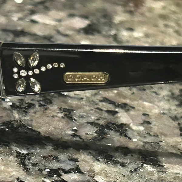 Coach Black Patterned Eyeglasses - Image 10