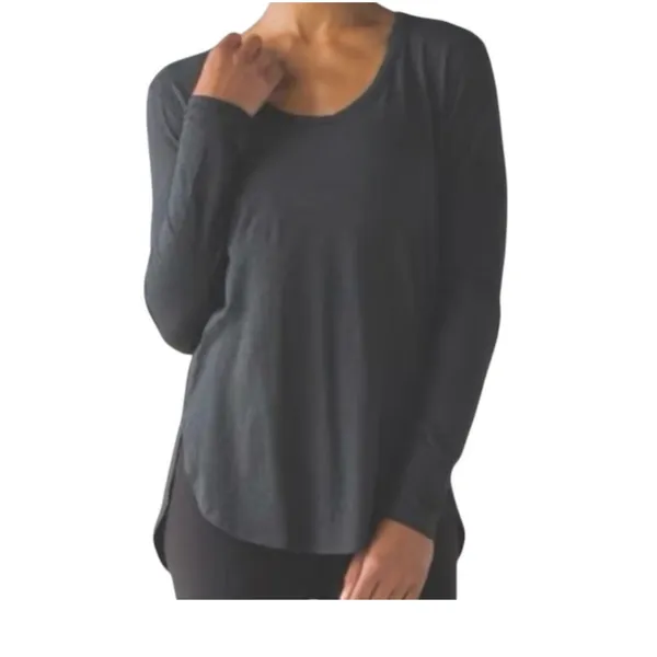 Lululemon Athletica medium Love Scoop casual long sleeve tee TLS2 2880 - Image 2