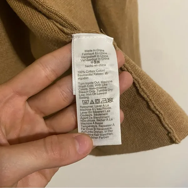 J. Crew Tan Single Button Sweater Blazer size Small - Image 5
