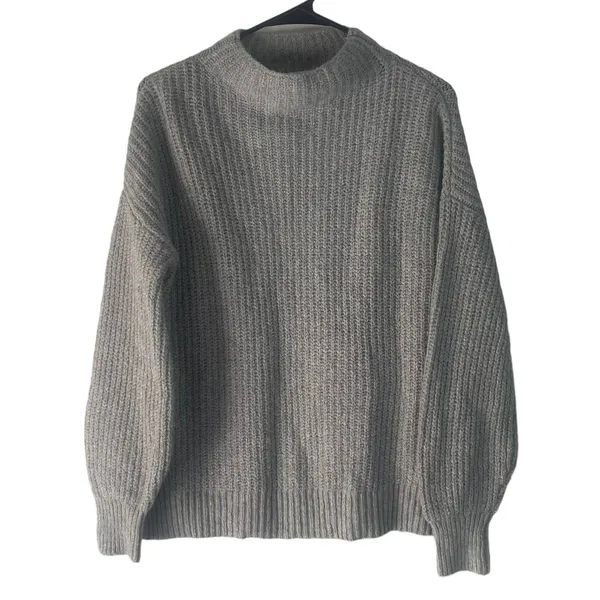 Rachel‎ Zoe Women's Size XS Classic Basic Grey Knit Sweater - Image 2