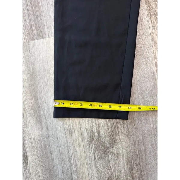 Lulus Black Pleated High Waisted Straight Leg Trousers Pants Size Medium NEW - Image 8