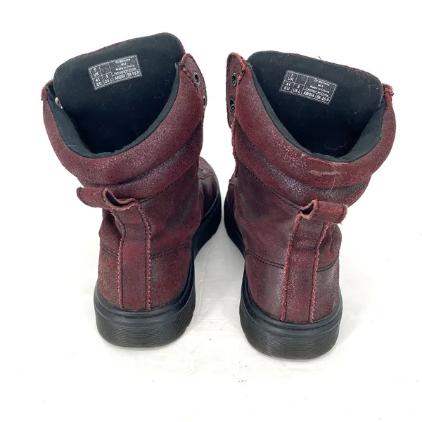 Dr Martens Mix 10 Eye Boots Womens 9 Cherry Red - Image 2