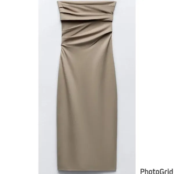 Strapless Midi Dress - Image 4