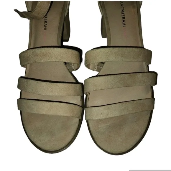 NWOT Isaac Mizrahi Suede Triple Strap Sandal Size 9M - Image 4