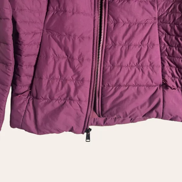 The North Face Women’s Harway Nylon Stand Collar Purple Puffer Jacket S - Image 5