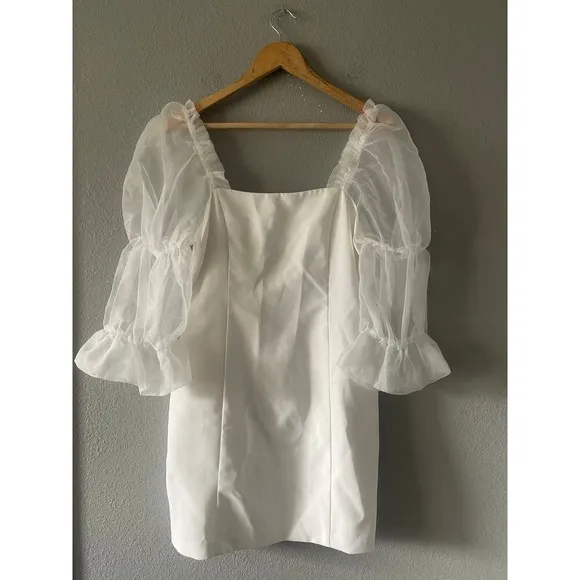 Amanda Uprichard White Tia Dress - Image 9