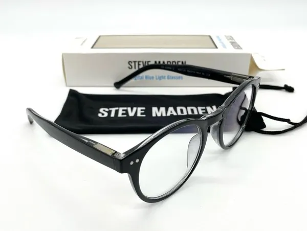 Steve Madden Black Frame Digital Blue Light Glasses Brand New - Image 11