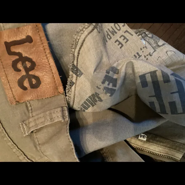 Lee Tan Beige Jeans Sz 34 - Image 5