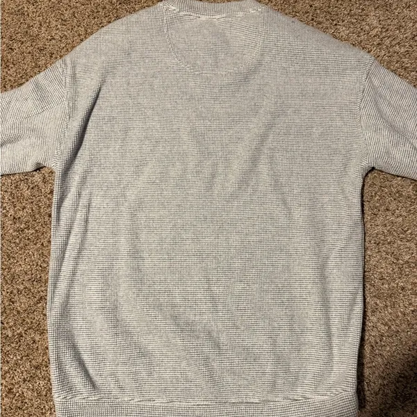 Aerie Light Gray Women's Crew Neck Sweater - Image 2
