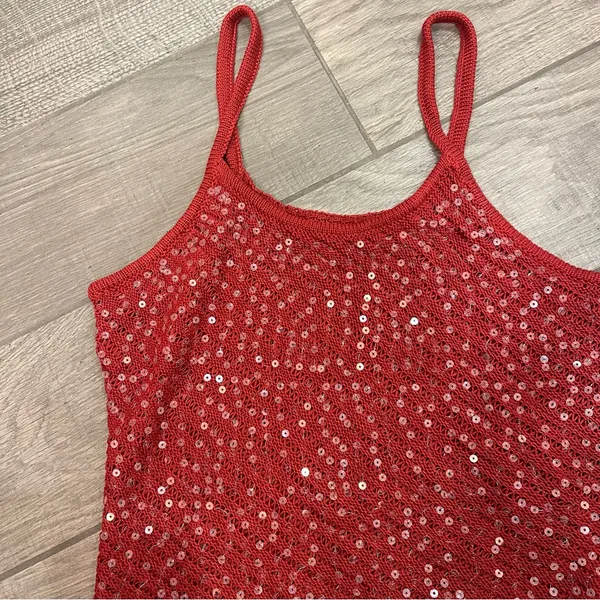 Musera Sequin Knit Tank Top - Image 3