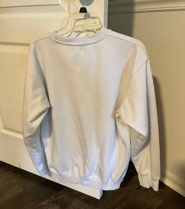 new york crewneck White Size L - Image 2