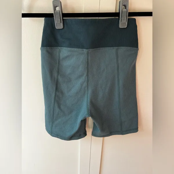 For Love And Lemons Revolve‎ Women’s Ribbed Dani Green Bike Shorts Size XS - Image 3