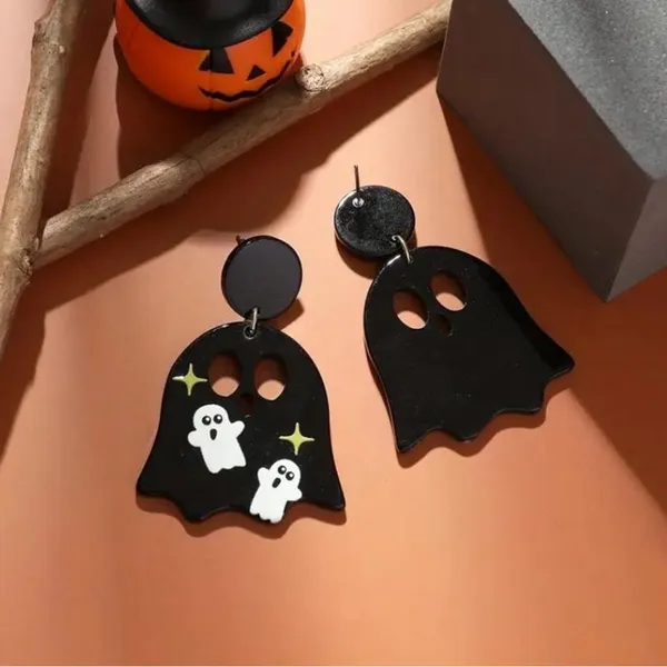 Boutique Ghost earrings with a spooky vibe #halloween #spooky - Image 5