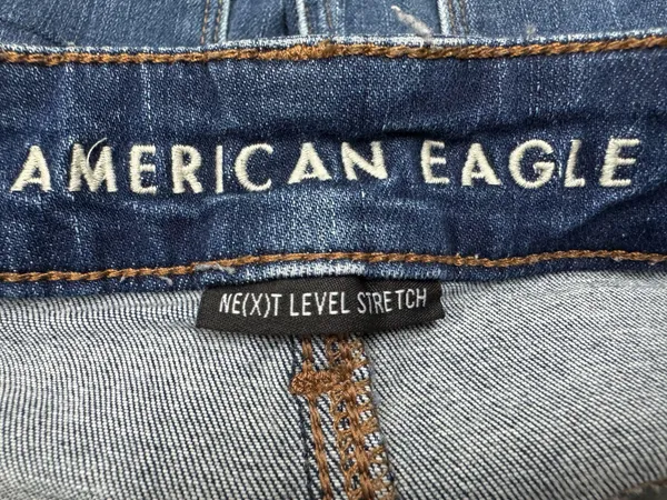 American Eagle Next Level Stretch Distressed Hi-Rise Jegging Jeans Size 2 Long - Image 5