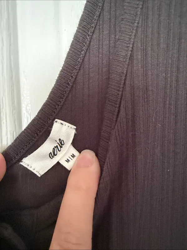 Aerie Grey Maxi Dress Size Medium - Image 3