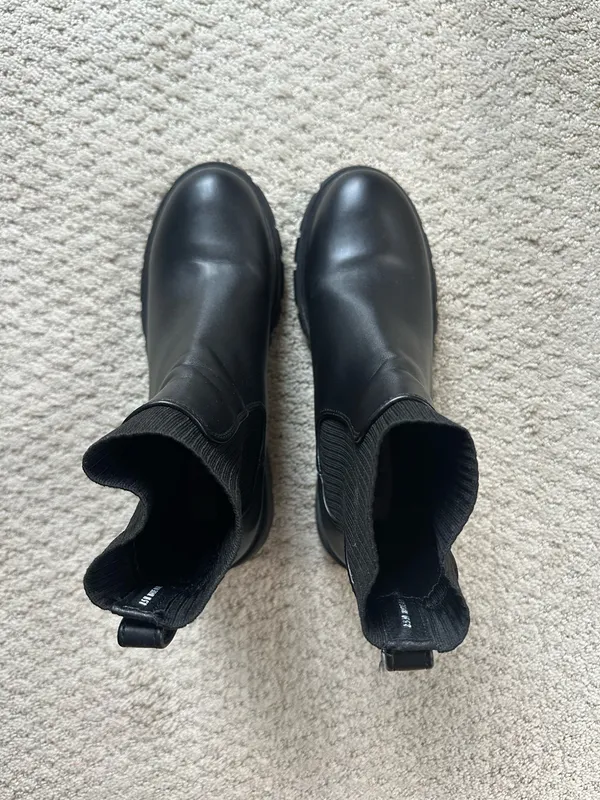 Steve Madden Hutch Black Chunky Boot - Image 2