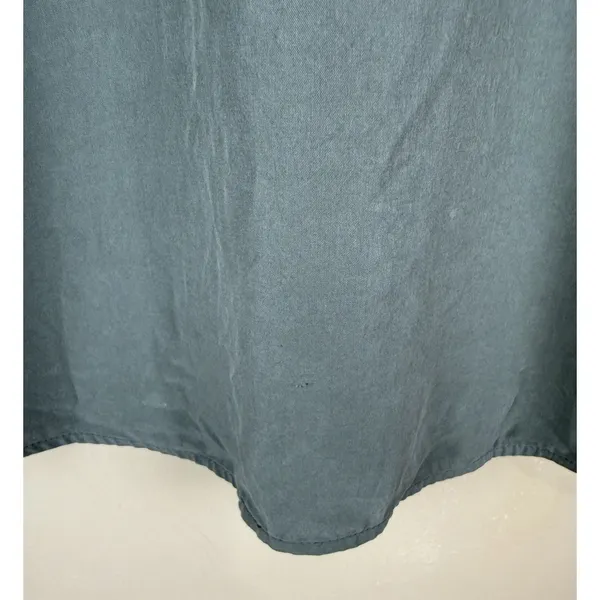 Zara XS Women’s Oversized Green Button-Down Shirt Long Sleeve - Image 6