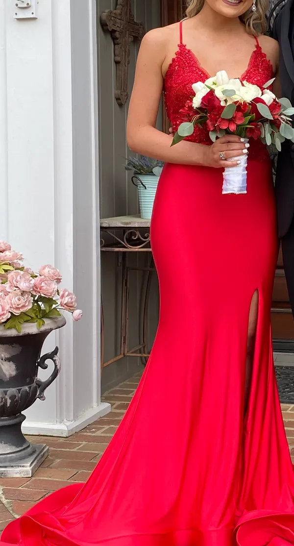 Alyce Paris Prom Dresses Red - Image 8