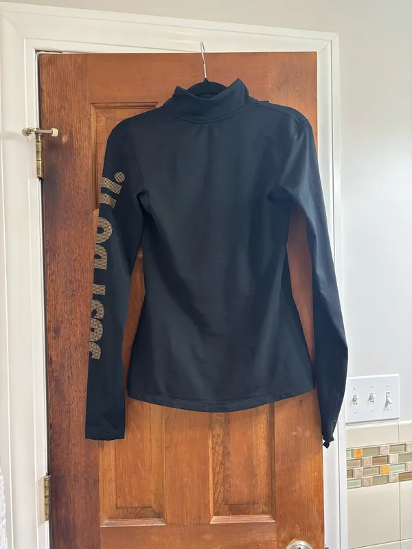 Nike Black Zip Up Long Sleeve - Image 5