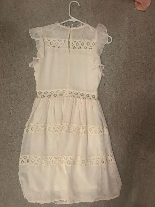 She & Sky Dress White - Image 3