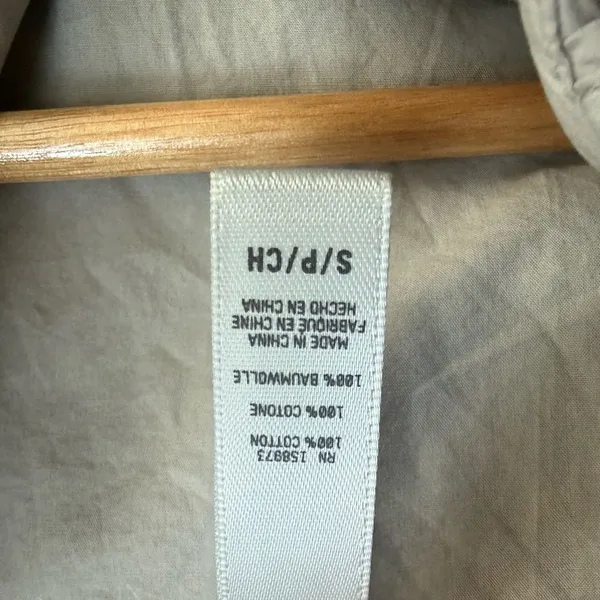 SKIMS COTTON POPLIN BUTTON-UP PAJAMA SHIRT Size Small - Image 7