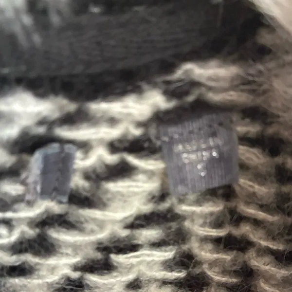 Guess Black & White Women's Faux-Fur Collar Jacket Vest S - Image 9