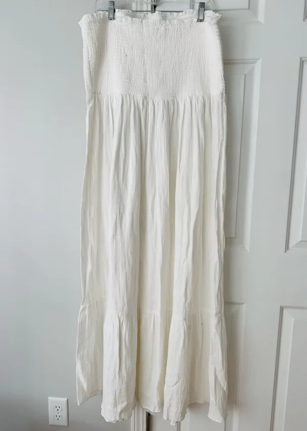 Anthropologie The Marisol Smocked Gauze Maxi Dress, Size XL - Image 8