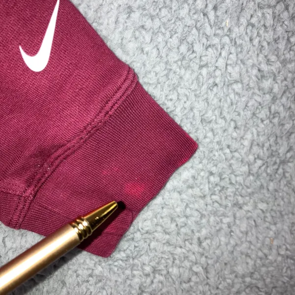 Nike Dri-FIT Hoodie‎ Women Medium Sparkle Logo Spell Out Swoosh Active Pullover - Image 8