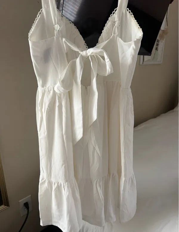 Princess Polly Mini Dress White - Image 3
