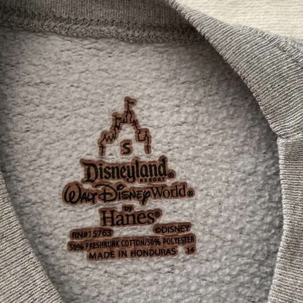 Walt Disney World disneyland womens small mickey mouse crewneck sweatshirt pullo - Image 5