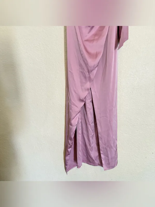V. Chapman Women's Pink June Corset Strapless Wrap-Tie Dress Size 4 - Image 8