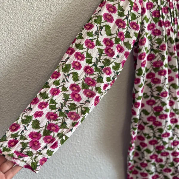 Roller Rabbit Dakini Floral Ziva Tunic‎ Swim Cover up Size Medium - Image 4