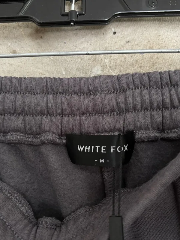 White Fox Comfort Club Lounge Shorts in Stormy - Image 5