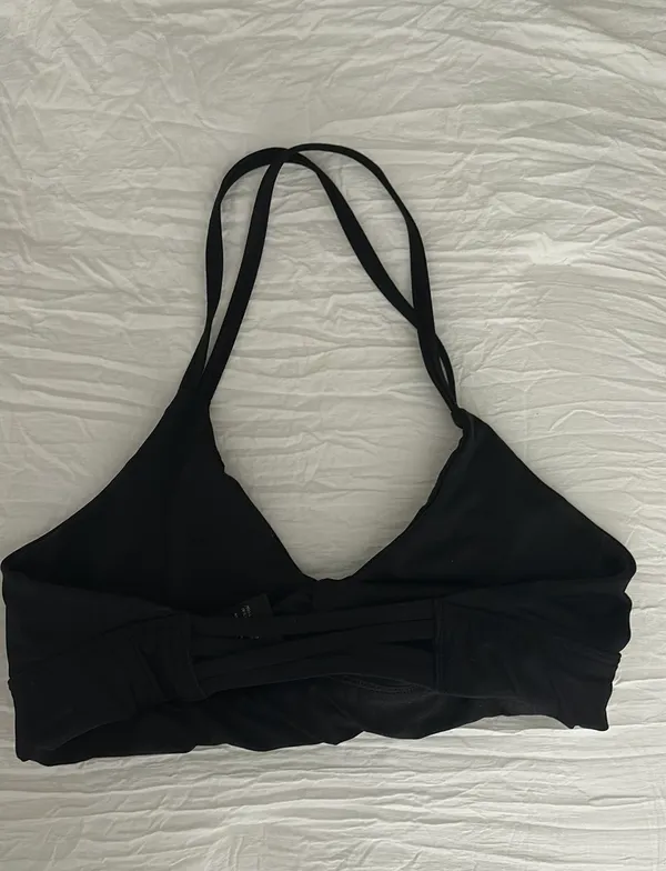 Black Athletic Bra Size M - Image 2