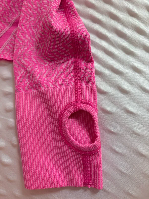 Pink Long Sleeve Lululemon Top - Image 3