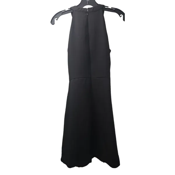 Lulus Black Halter‎ Neck Fit & Flare Party Dress Sleeveless Size S - Image 2