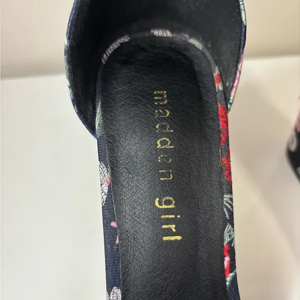 Madden Girl Bella Floral Embroidered Block Heels - Image 5