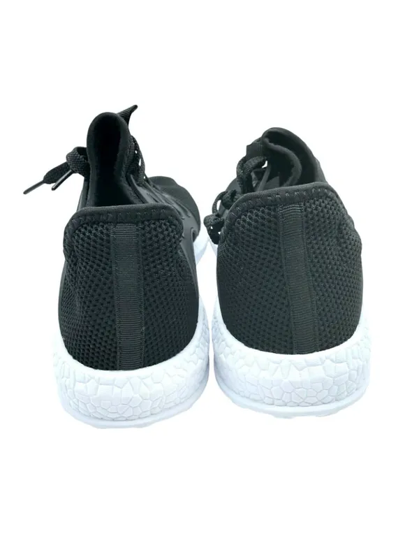 Womens Sneakers Lightweight Mesh Lace Up Black Size 40 US 9 - Image 3