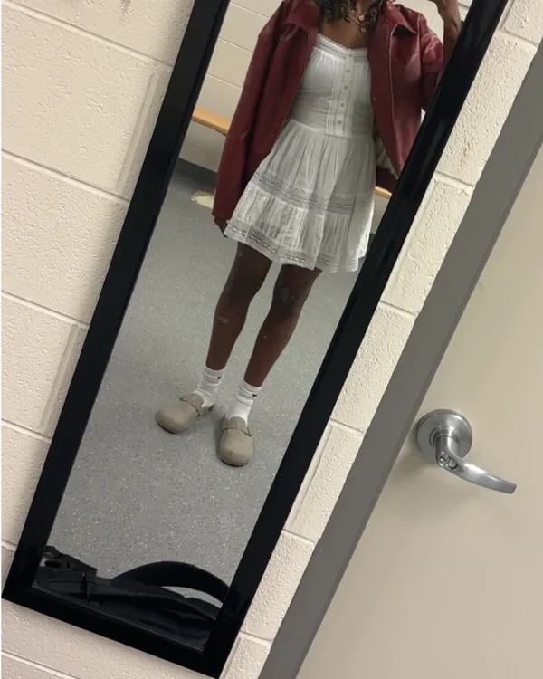 American Eagle White dress - Image 3