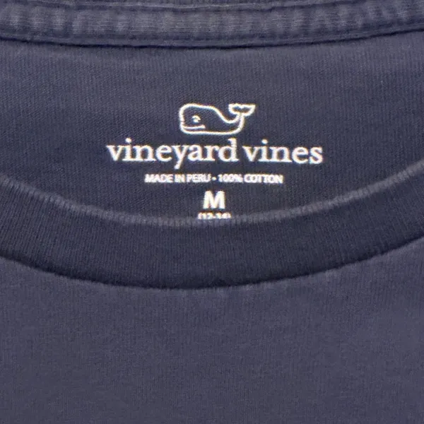 Vineyard Vines T-shirt Sz Med Holiday Golden Retriever Dog‎ Christmas Shirt - Image 3