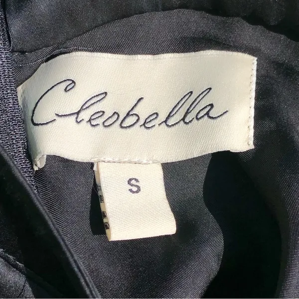 Cleobella Ainsley Black Satin Wide Leg Pants S - Image 14