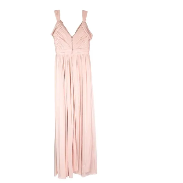 Azazie Calla Bridesmaid Formal Dress in Pale Pink Size 2 - Image 9