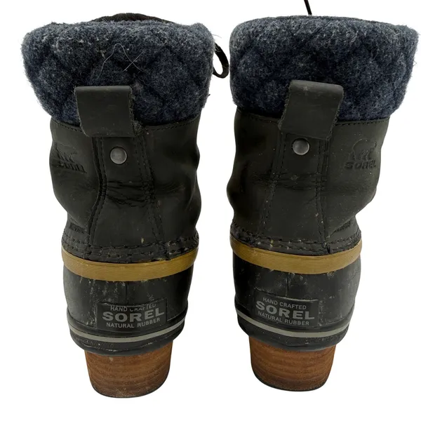 Sorel Women's Black Slimpack II Lace Waterproof Boots Size 7 - Image 8